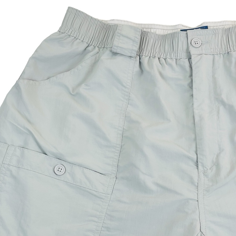Aftco Shorts Mens 40x9 Gray Fishing Outdoor Hiking Elastic Waistband Lightweight - Picture 2 of 16